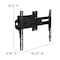 Flash Furniture 32"-55" Black Full Motion Adjust TV Wall Mount RA-MP005-GG - alternate 6